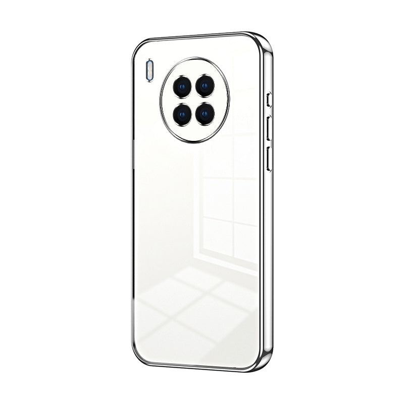 Huawei nova 8i Phone Case with Transparent Plating and Fine Hole Design: Crystal Clear & Scratch-Resistant