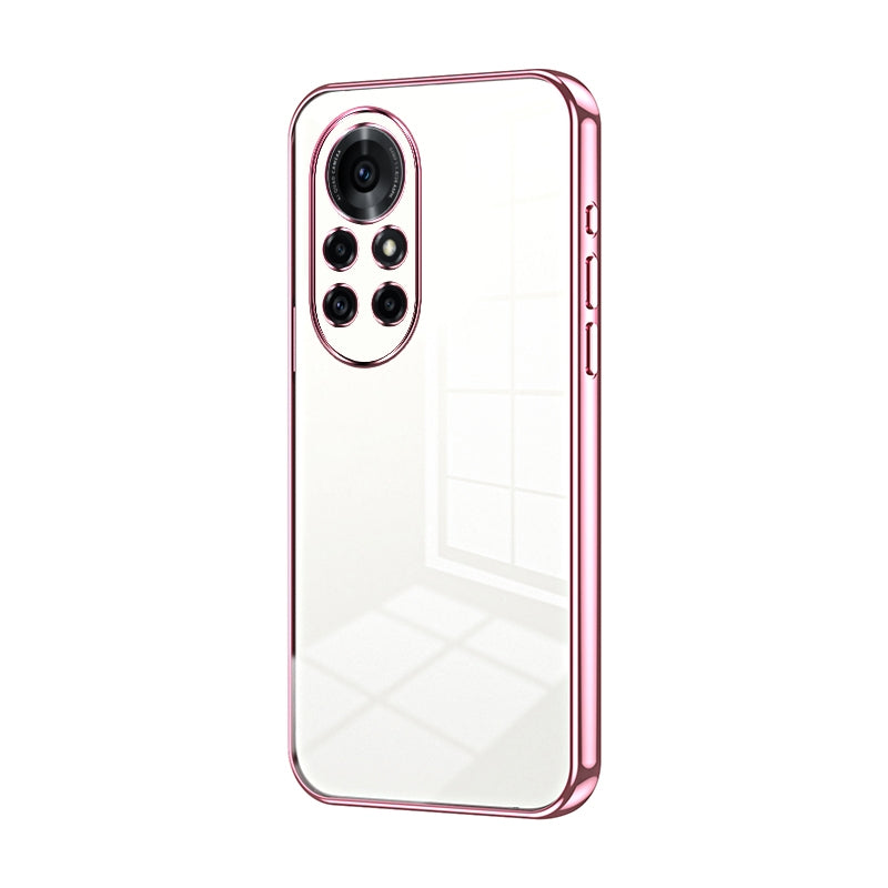 Huawei nova 8 Pro Phone Case with Transparent Plating and Fine Hole Design: Crystal Clear & Scratch-Resistant