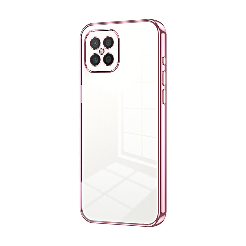 Huawei nova 8 SE Phone Case with Transparent Plating and Fine Hole Design: Crystal Clear & Scratch-Resistant