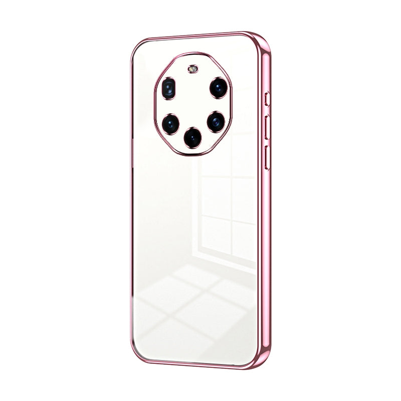 Huawei Mate 40 RS Phone Case with Transparent Plating and Fine Hole Design: Crystal Clear & Scratch-Resistant