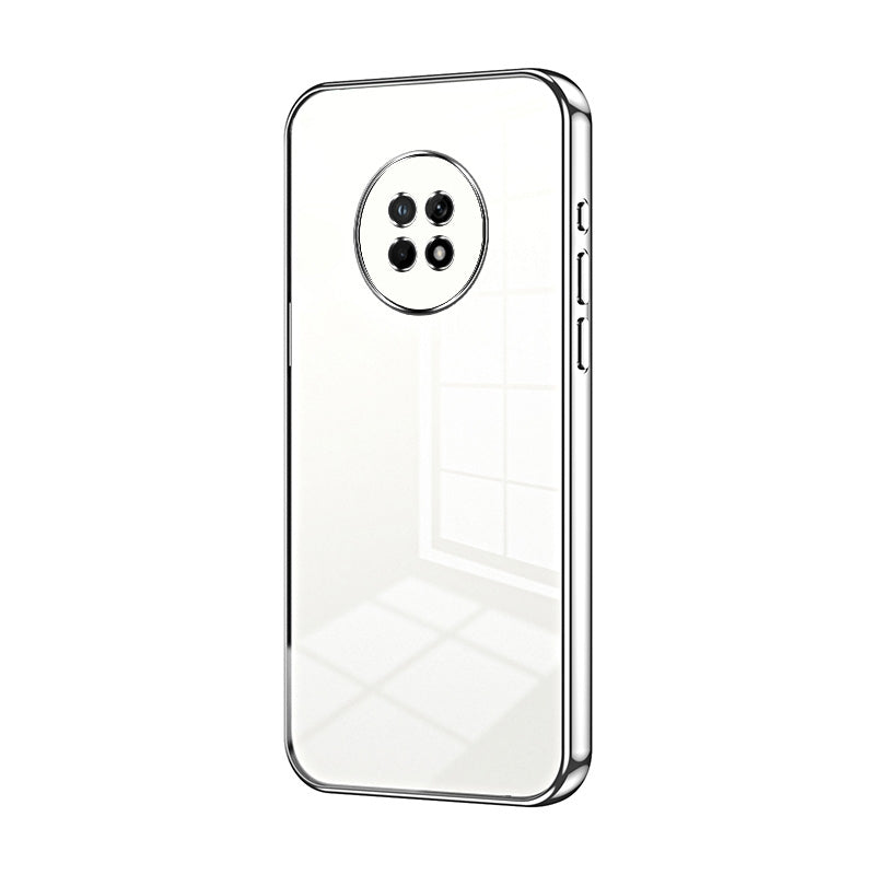 Huawei Enjoy 20 Plus Phone Case with Transparent Plating and Fine Hole Design: Crystal Clear & Scratch-Resistant