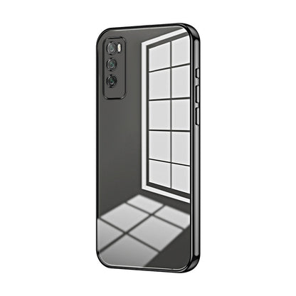 Huawei Enjoy 20 Pro Phone Case with Transparent Plating and Fine Hole Design: Crystal Clear & Scratch-Resistant