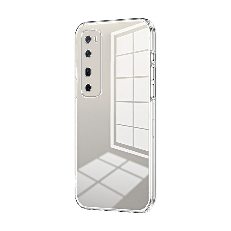 Huawei nova 7 Pro Phone Case with Transparent Plating and Fine Hole Design: Crystal Clear & Scratch-Resistant