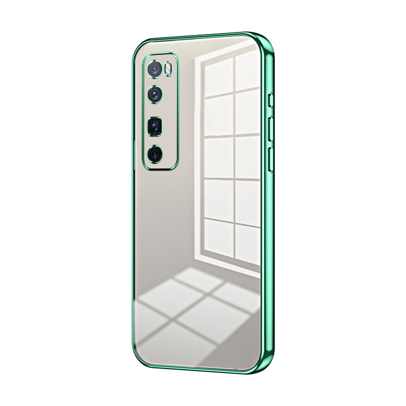 Huawei nova 7 Pro Phone Case with Transparent Plating and Fine Hole Design: Crystal Clear & Scratch-Resistant