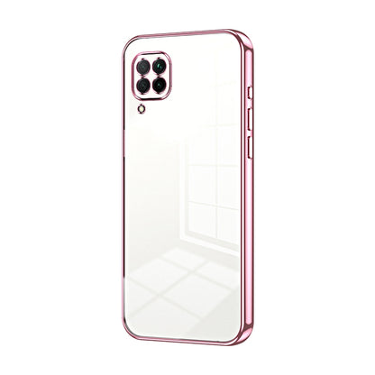 Huawei nova 6 SE Phone Case with Transparent Plating and Fine Hole Design: Crystal Clear & Scratch-Resistant