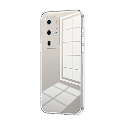 Huawei P40 Pro Phone Case with Transparent Plating and Fine Hole Design: Crystal Clear & Scratch-Resistant