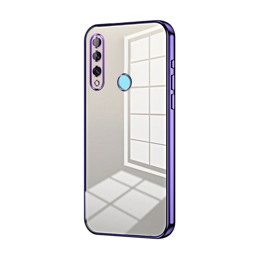 Huawei P Smart Z Phone Case with Transparent Plating and Fine Hole Design: Crystal Clear & Scratch-Resistant