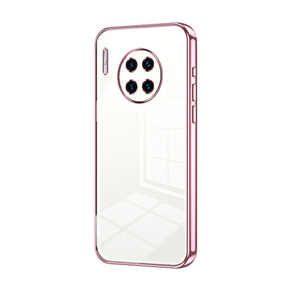 Huawei Mate 30 Pro Phone Case with Transparent Plating and Fine Hole Design: Crystal Clear & Scratch-Resistant