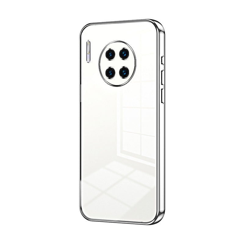 Huawei Mate 30 Pro Phone Case with Transparent Plating and Fine Hole Design: Crystal Clear & Scratch-Resistant