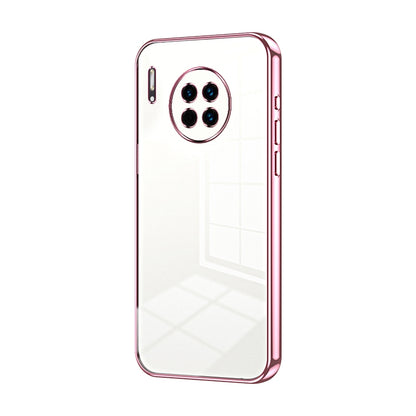 Huawei Mate 30 Phone Case with Transparent Plating and Fine Hole Design: Crystal Clear & Scratch-Resistant