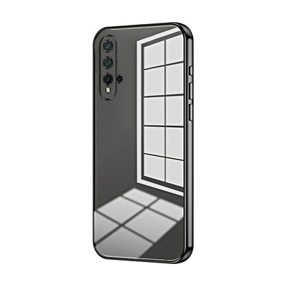 Huawei nova 5 Pro Phone Case with Transparent Plating and Fine Hole Design: Crystal Clear & Scratch-Resistant