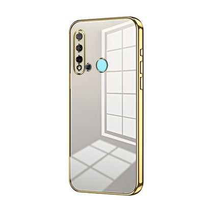 Huawei P20 lite 2019 Phone Case with Transparent Plating and Fine Hole Design: Crystal Clear & Scratch-Resistant