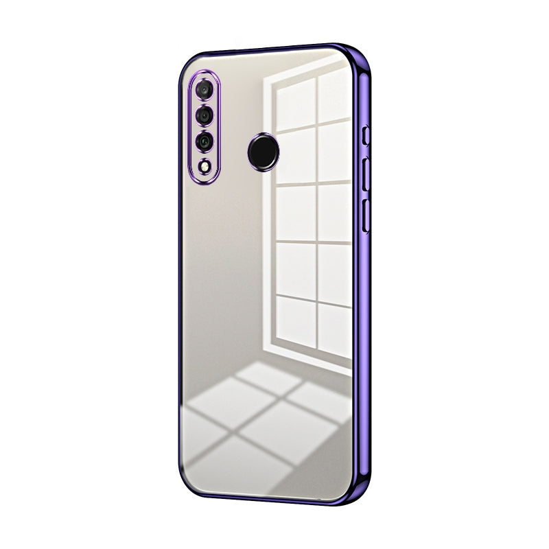 Huawei P30 lite Phone Case with Transparent Plating and Fine Hole Design: Crystal Clear & Scratch-Resistant