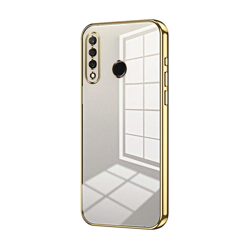 Huawei nova 4e Phone Case with Transparent Plating and Fine Hole Design: Crystal Clear & Scratch-Resistant