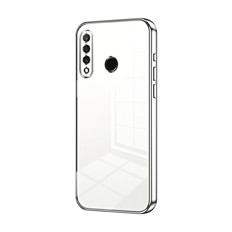 Huawei nova 4e Phone Case with Transparent Plating and Fine Hole Design: Crystal Clear & Scratch-Resistant