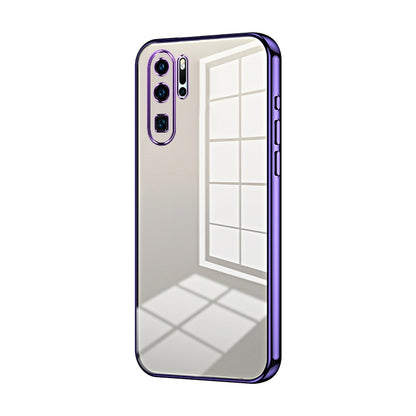 Huawei P30 Pro Phone Case with Transparent Plating and Fine Hole Design: Crystal Clear & Scratch-Resistant