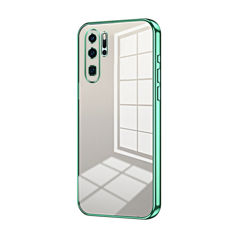 Huawei P30 Pro Phone Case with Transparent Plating and Fine Hole Design: Crystal Clear & Scratch-Resistant