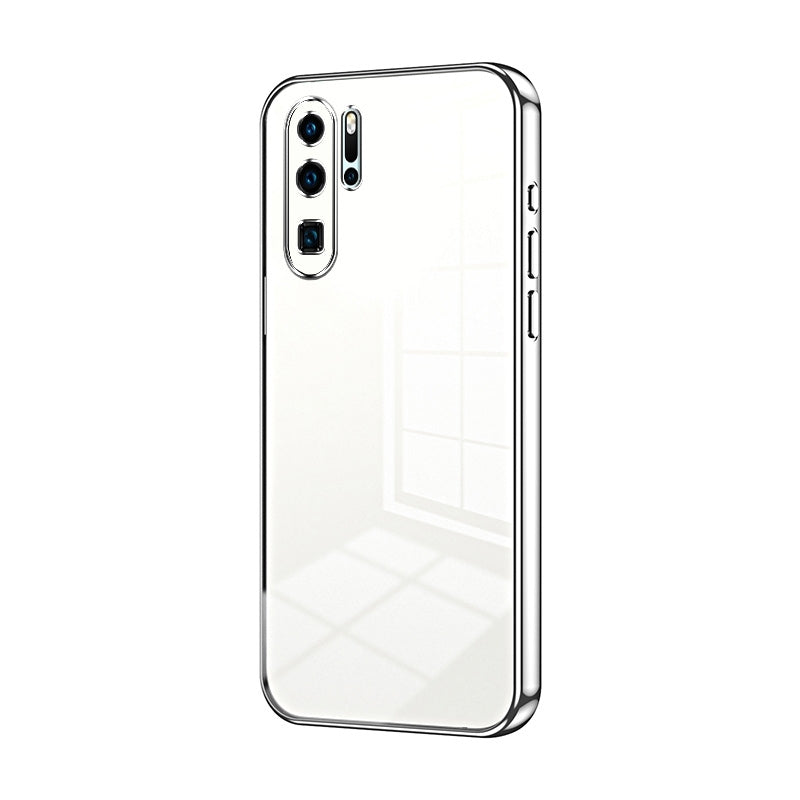 Huawei P30 Pro Phone Case with Transparent Plating and Fine Hole Design: Crystal Clear & Scratch-Resistant