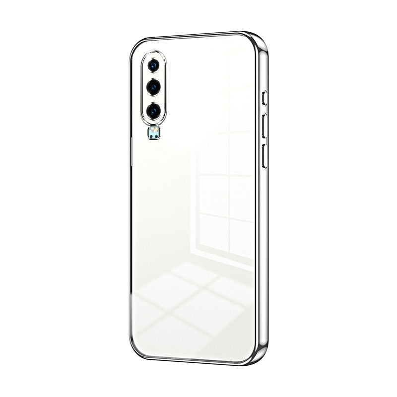 Huawei P30 Phone Case with Transparent Plating and Fine Hole Design: Crystal Clear & Scratch-Resistant