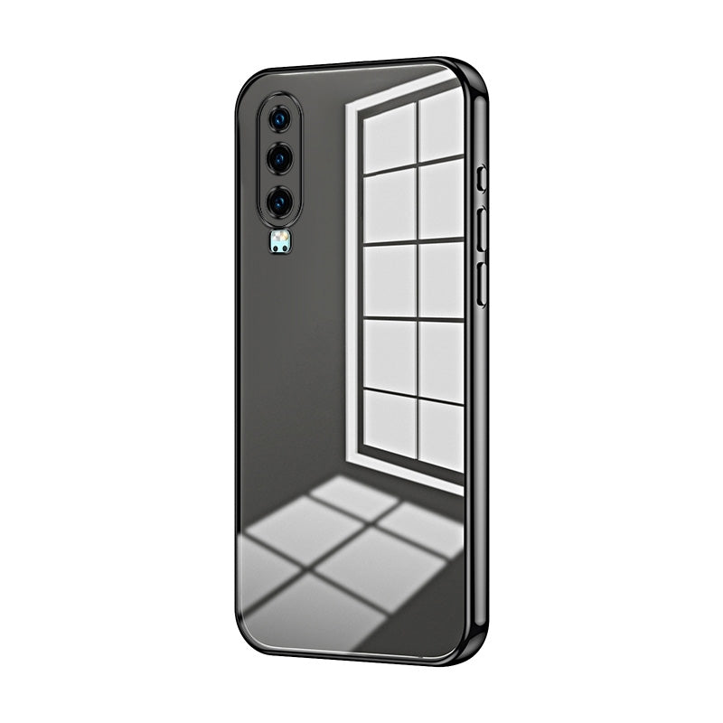 Huawei P30 Phone Case with Transparent Plating and Fine Hole Design: Crystal Clear & Scratch-Resistant