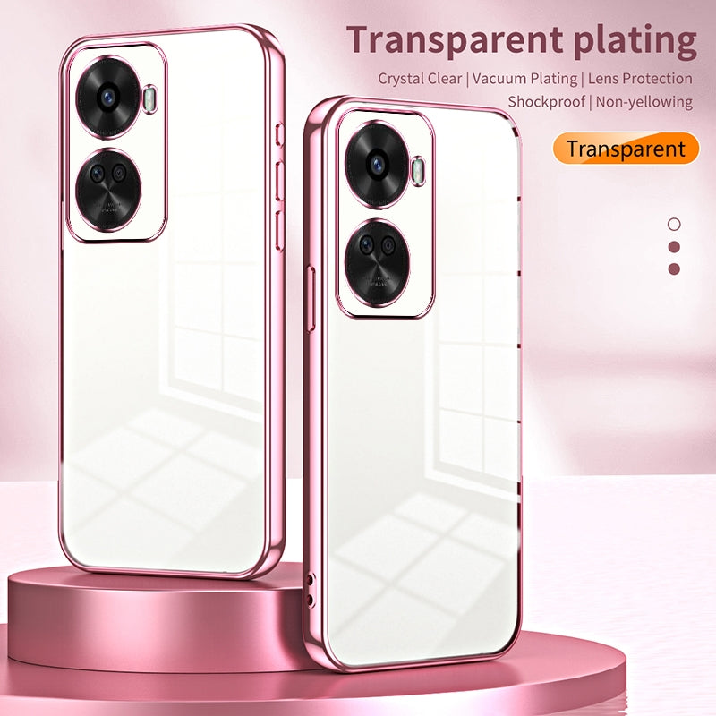 Huawei nova 12 SE Phone Case with Transparent Plating and Fine Hole Design: Crystal Clear & Scratch-Resistant