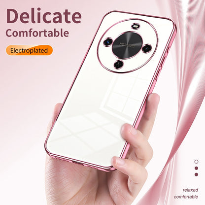 Huawei Maimang 30 Phone Case with Transparent Plating and Fine Hole Design: Crystal Clear & Scratch-Resistant