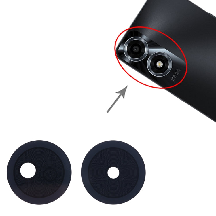 OPPO A2X Replacement Back Camera Lens - 10 Set, Perfect Fit, Professional Installation Recommended