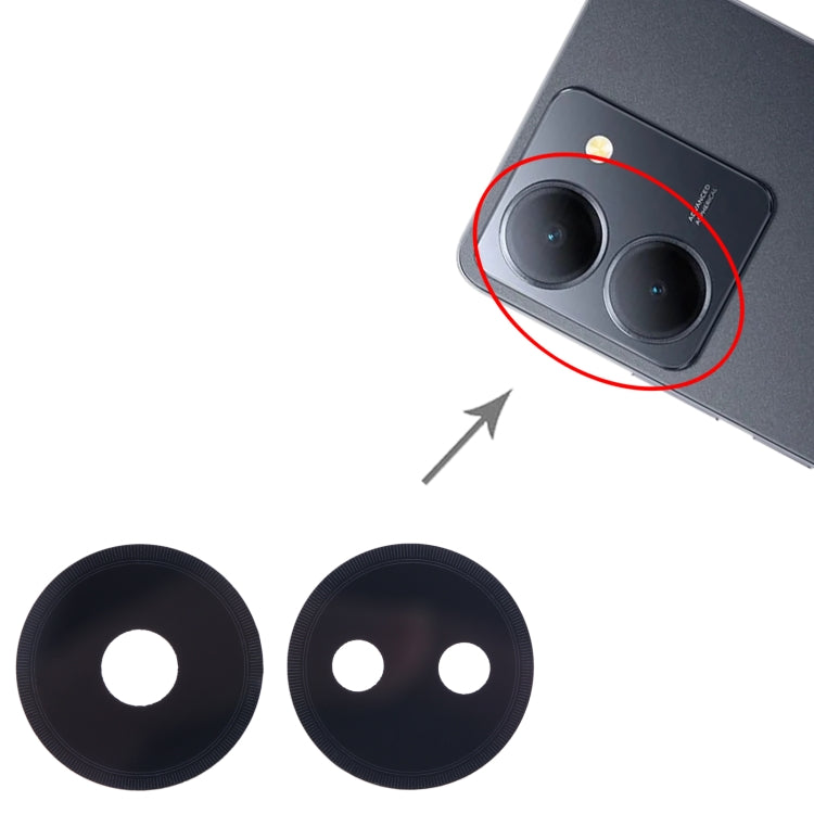 Replacement Back Camera Lens for Vivo Y78 5G (10-Pack) - Quality Checked & Fully Compatible