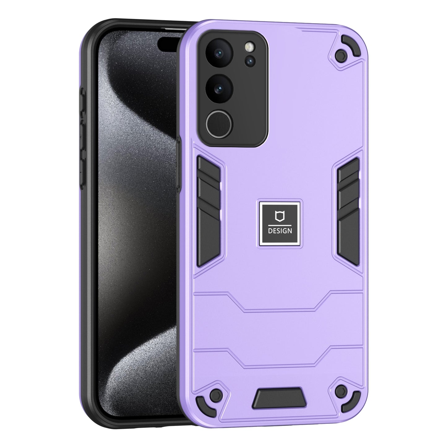 vivo V29 5G Shockproof Phone Case with Dual-Layer Protection, TPU+PC Material, Durable, Stylish Design & Lightweight Structure