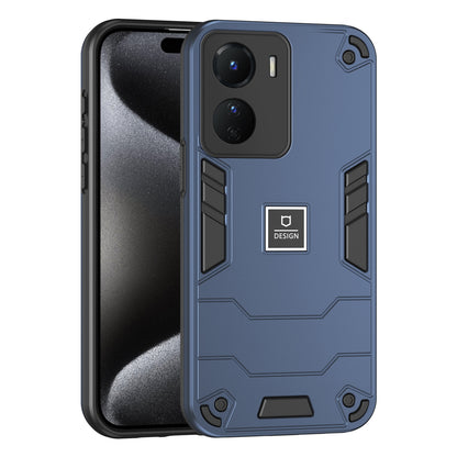 vivo Y16 Shockproof Phone Case with Dual-Layer Protection, TPU+PC Material, Durable, Stylish Design & Lightweight Structure