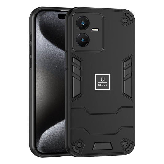 vivo Y22s Shockproof Phone Case with Dual-Layer Protection, TPU+PC Material, Durable, Stylish Design & Lightweight Structure