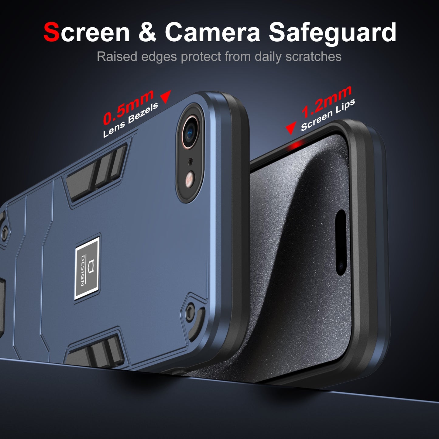 iPhone SE 2022 Shockproof Phone Case with Dual-Layer Protection, TPU+PC Material, Durable, Stylish Design & Lightweight Structure