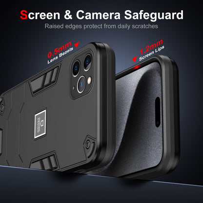 iPhone 11 Pro Max Shockproof Phone Case with Dual-Layer Protection, TPU+PC Material, Durable, Stylish Design & Lightweight Structure