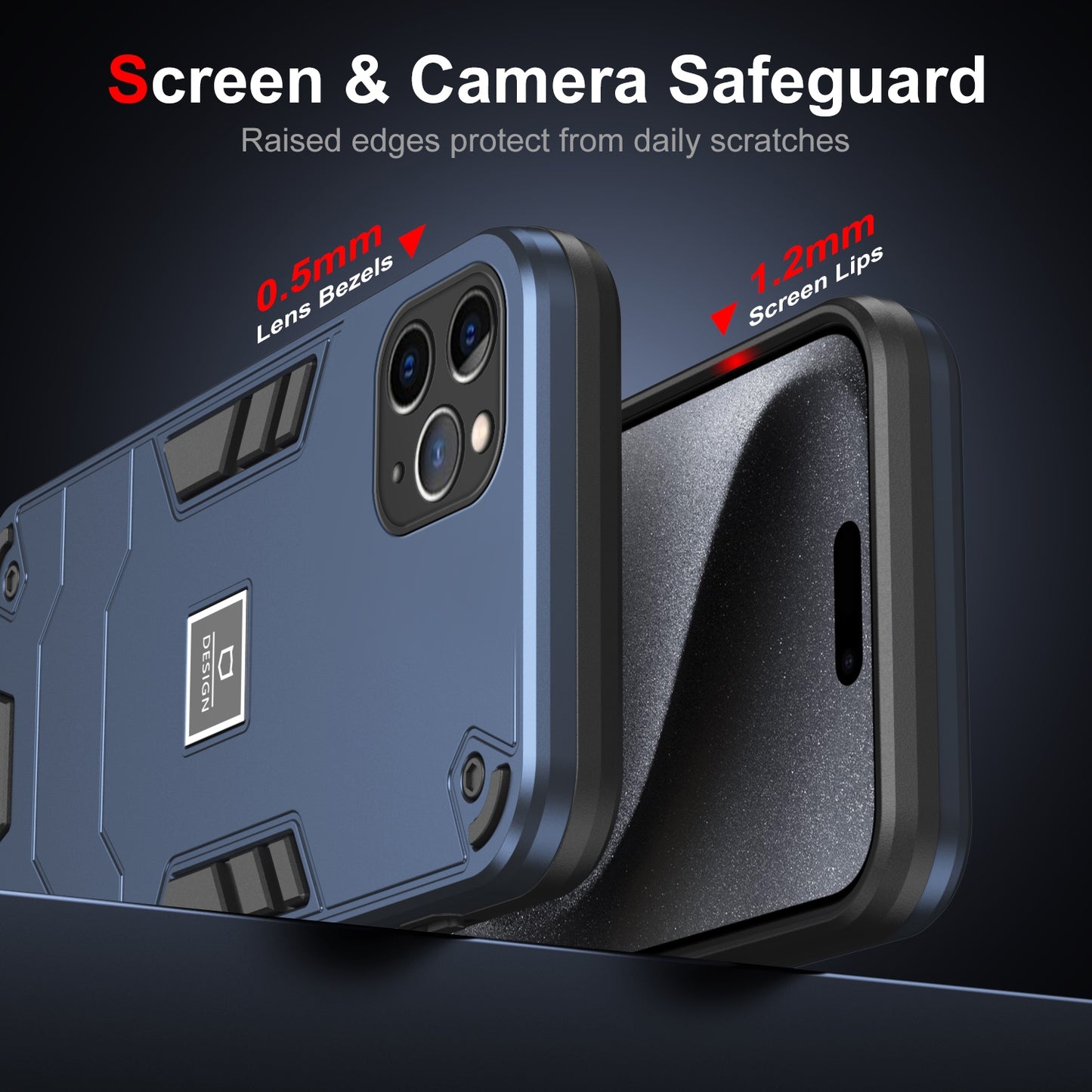 iPhone 11 Pro Max Shockproof Phone Case with Dual-Layer Protection, TPU+PC Material, Durable, Stylish Design & Lightweight Structure