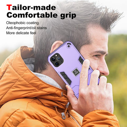 iPhone 11 Pro Max Shockproof Phone Case with Dual-Layer Protection, TPU+PC Material, Durable, Stylish Design & Lightweight Structure