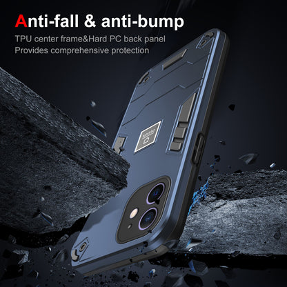 iPhone 12 Shockproof Phone Case with Dual-Layer Protection, TPU+PC Material, Durable, Stylish Design & Lightweight Structure