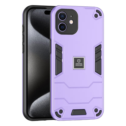 iPhone 12 Shockproof Phone Case with Dual-Layer Protection, TPU+PC Material, Durable, Stylish Design & Lightweight Structure