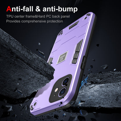 iPhone 12 Shockproof Phone Case with Dual-Layer Protection, TPU+PC Material, Durable, Stylish Design & Lightweight Structure