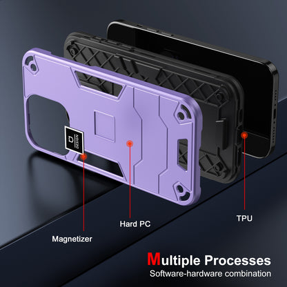 iPhone 12 Pro Max Shockproof Phone Case with Dual-Layer Protection, TPU+PC Material, Durable, Stylish Design & Lightweight Structure