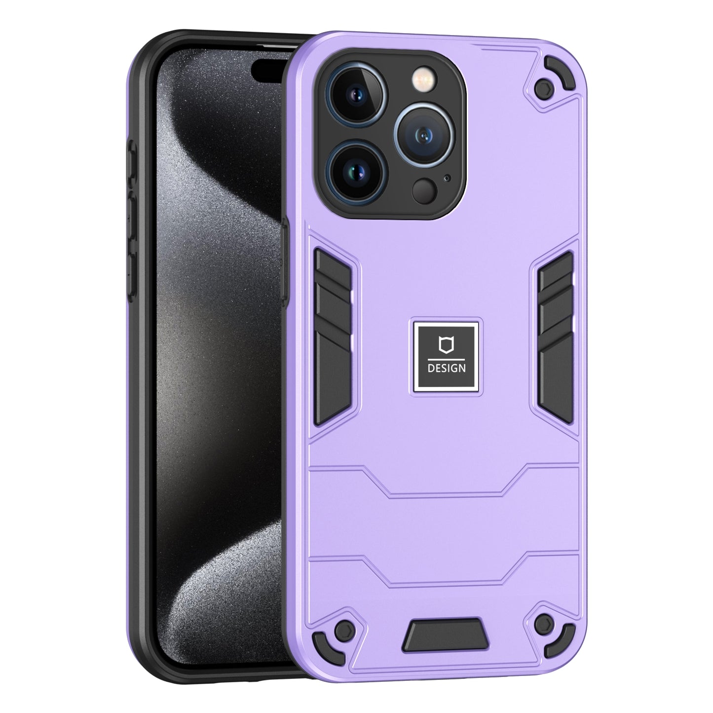 iPhone 13 Pro Shockproof Phone Case with Dual-Layer Protection, TPU+PC Material, Durable, Stylish Design & Lightweight Structure