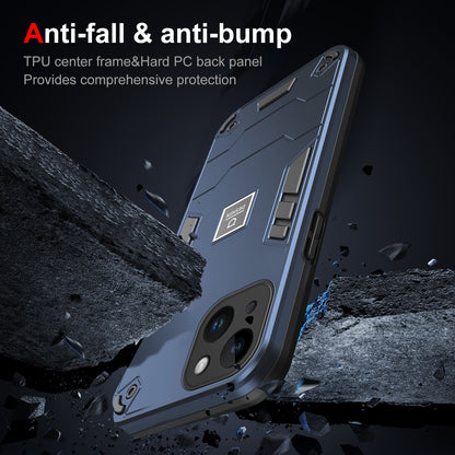 iPhone 14 Shockproof Phone Case with Dual-Layer Protection, TPU+PC Material, Durable, Stylish Design & Lightweight Structure