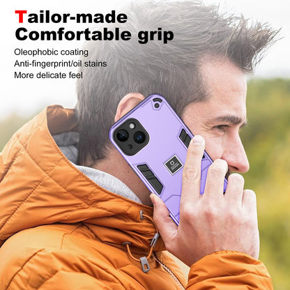 iPhone 14 Shockproof Phone Case with Dual-Layer Protection, TPU+PC Material, Durable, Stylish Design & Lightweight Structure