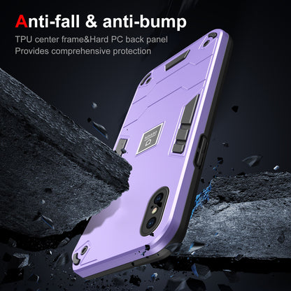 iPhone X Shockproof Phone Case with Dual-Layer Protection, TPU+PC Material, Durable, Stylish Design & Lightweight Structure