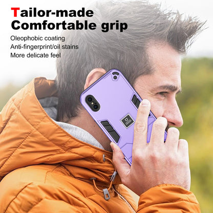 iPhone XS Max Shockproof Phone Case with Dual-Layer Protection, TPU+PC Material, Durable, Stylish Design & Lightweight Structure