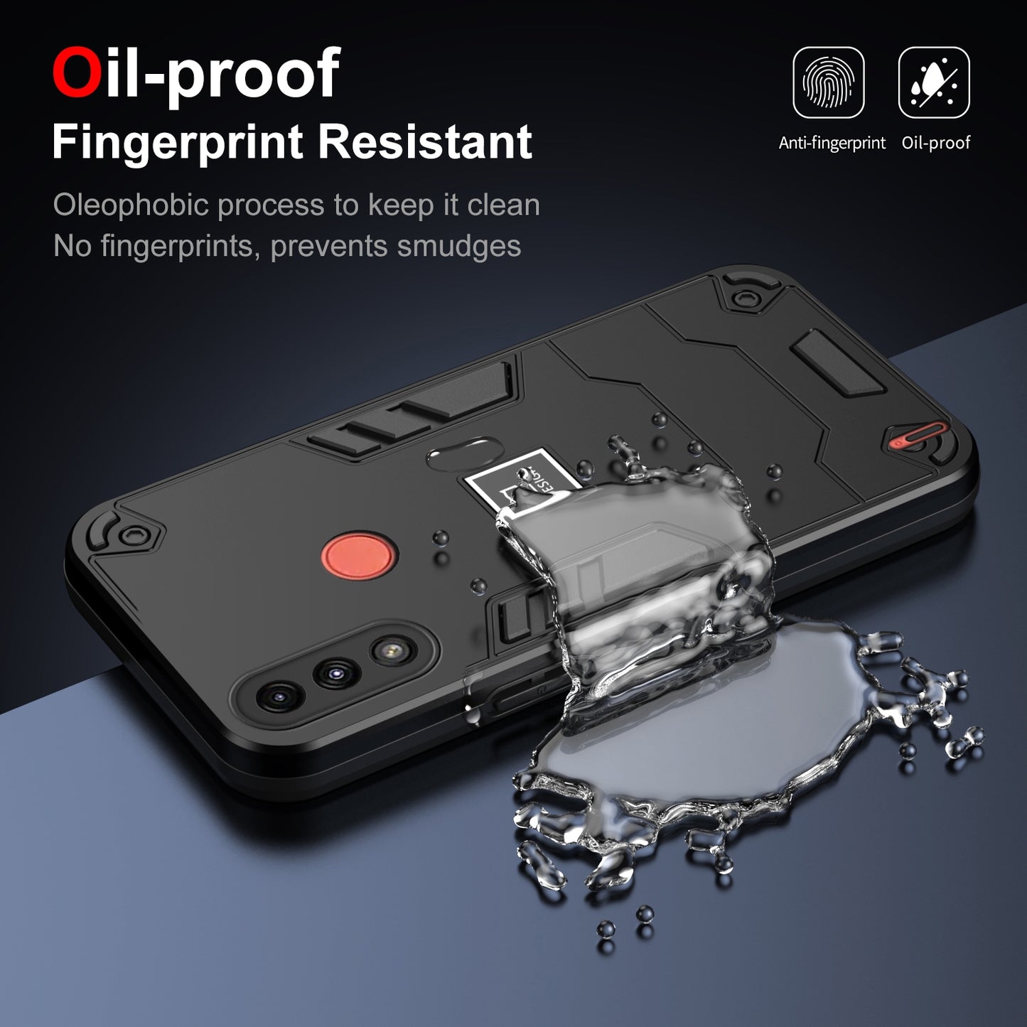 Motorola Moto E7 Power Shockproof Phone Case with Dual-Layer Protection, TPU+PC Material, Durable, Stylish Design & Lightweight Structure