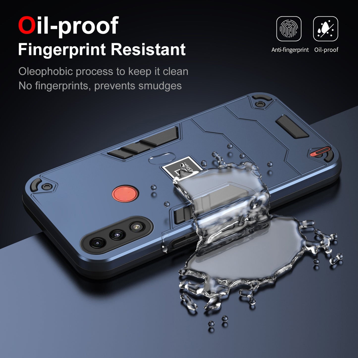 Motorola Moto E7 Power Shockproof Phone Case with Dual-Layer Protection, TPU+PC Material, Durable, Stylish Design & Lightweight Structure