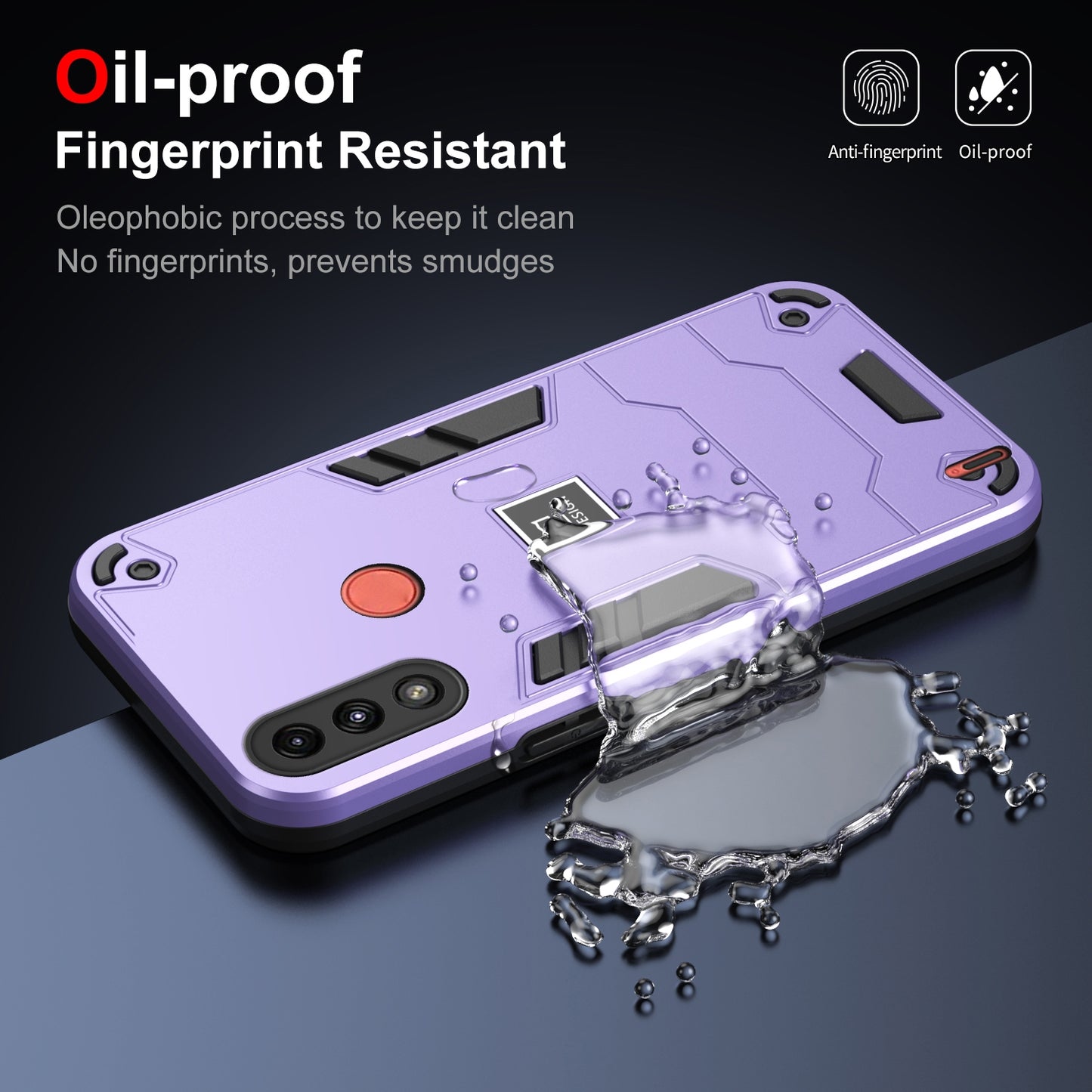 Motorola Moto E7 Power Shockproof Phone Case with Dual-Layer Protection, TPU+PC Material, Durable, Stylish Design & Lightweight Structure