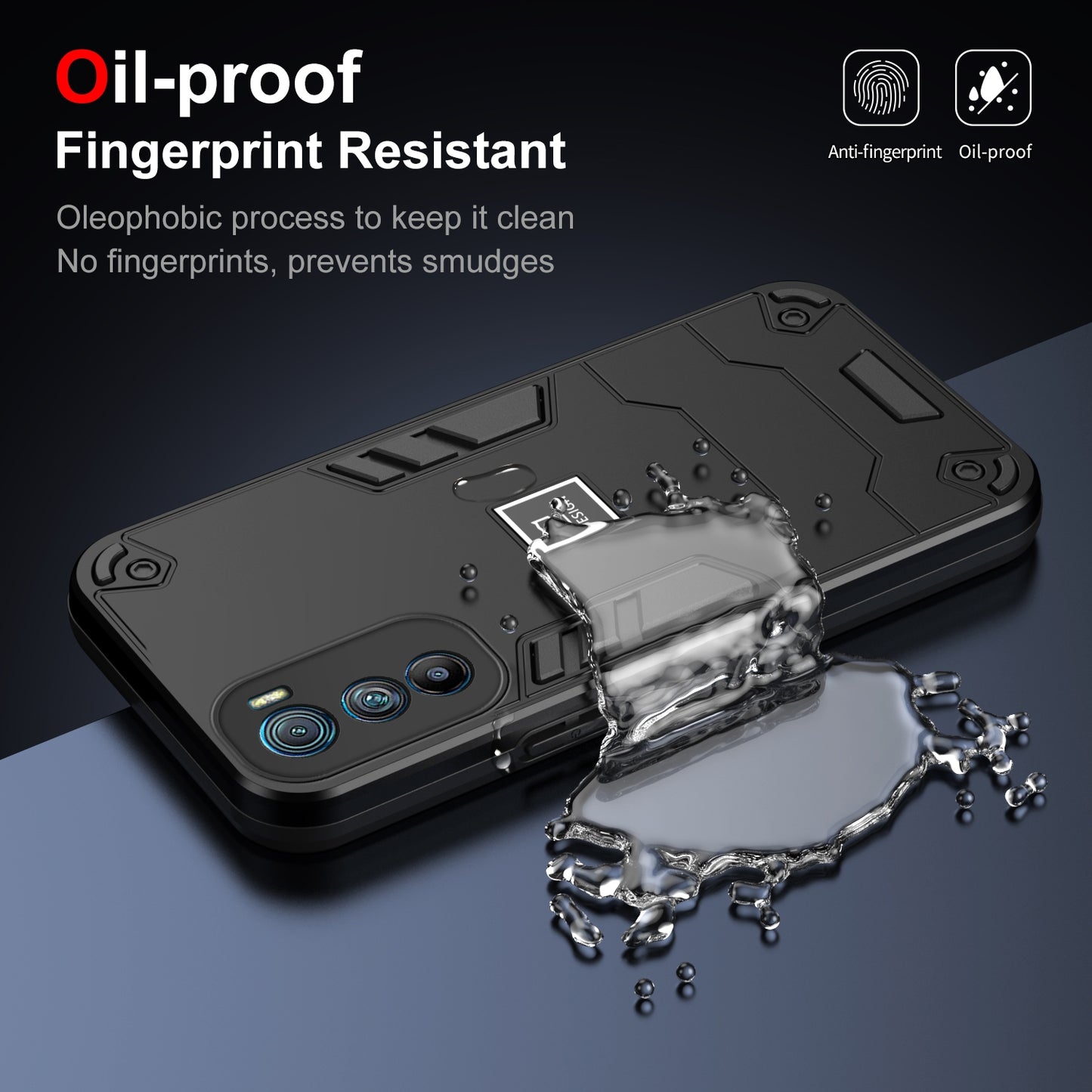 Motorola Edge 30 Shockproof Phone Case with Dual-Layer Protection, TPU+PC Material, Durable, Stylish Design & Lightweight Structure