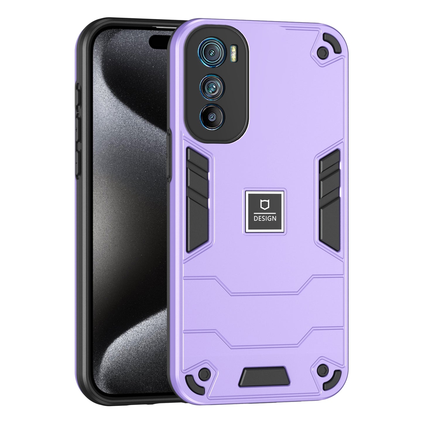 Motorola Edge 30 Shockproof Phone Case with Dual-Layer Protection, TPU+PC Material, Durable, Stylish Design & Lightweight Structure