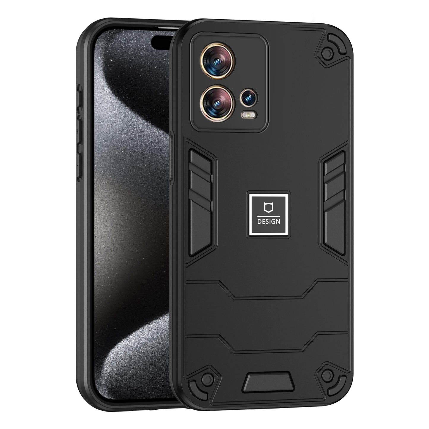 Motorola Edge 30 Fusion Shockproof Phone Case with Dual-Layer Protection, TPU+PC Material, Durable, Stylish Design & Lightweight Structure